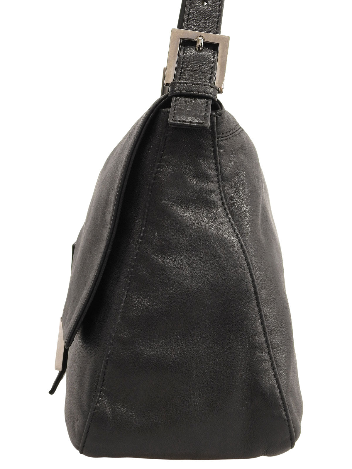 ナッパレザーラージマンマバゲット ブラック