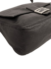 ナッパレザーラージマンマバゲット ブラック