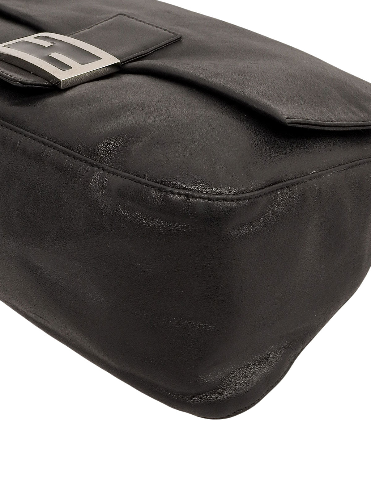 ナッパレザーラージマンマバゲット ブラック