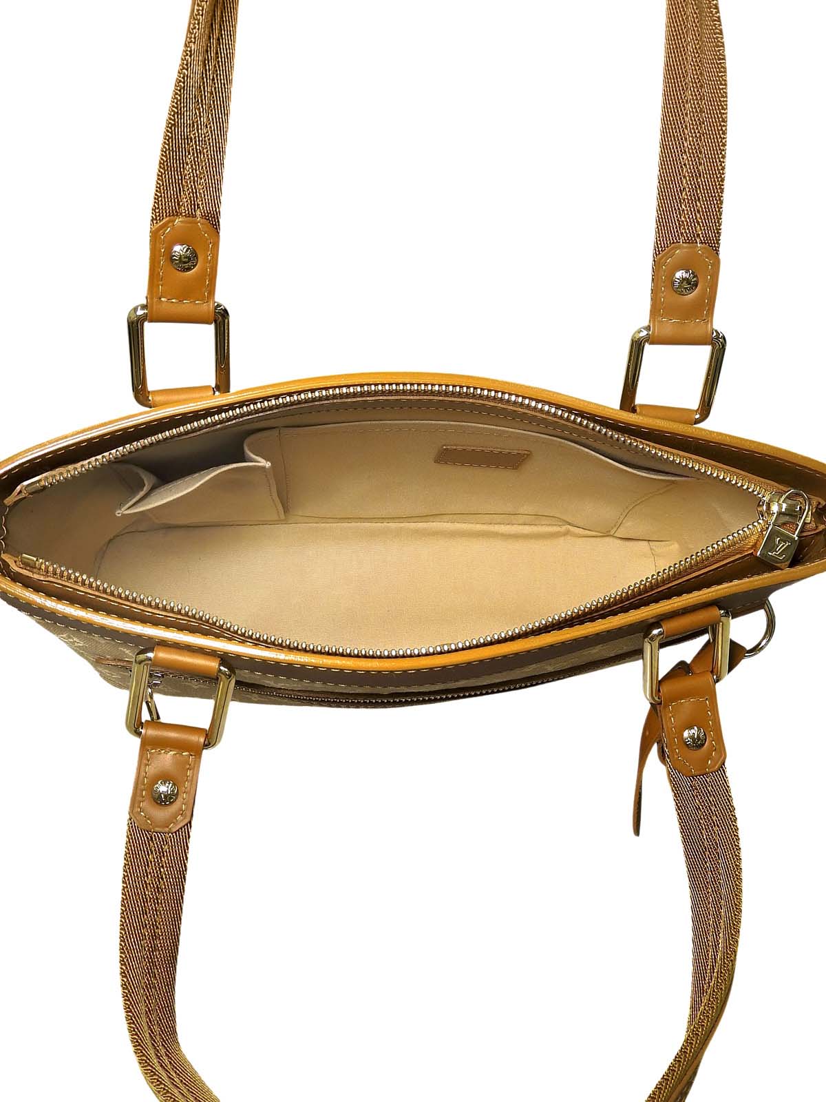 2004 Monogram Mini Lucille PM Camel