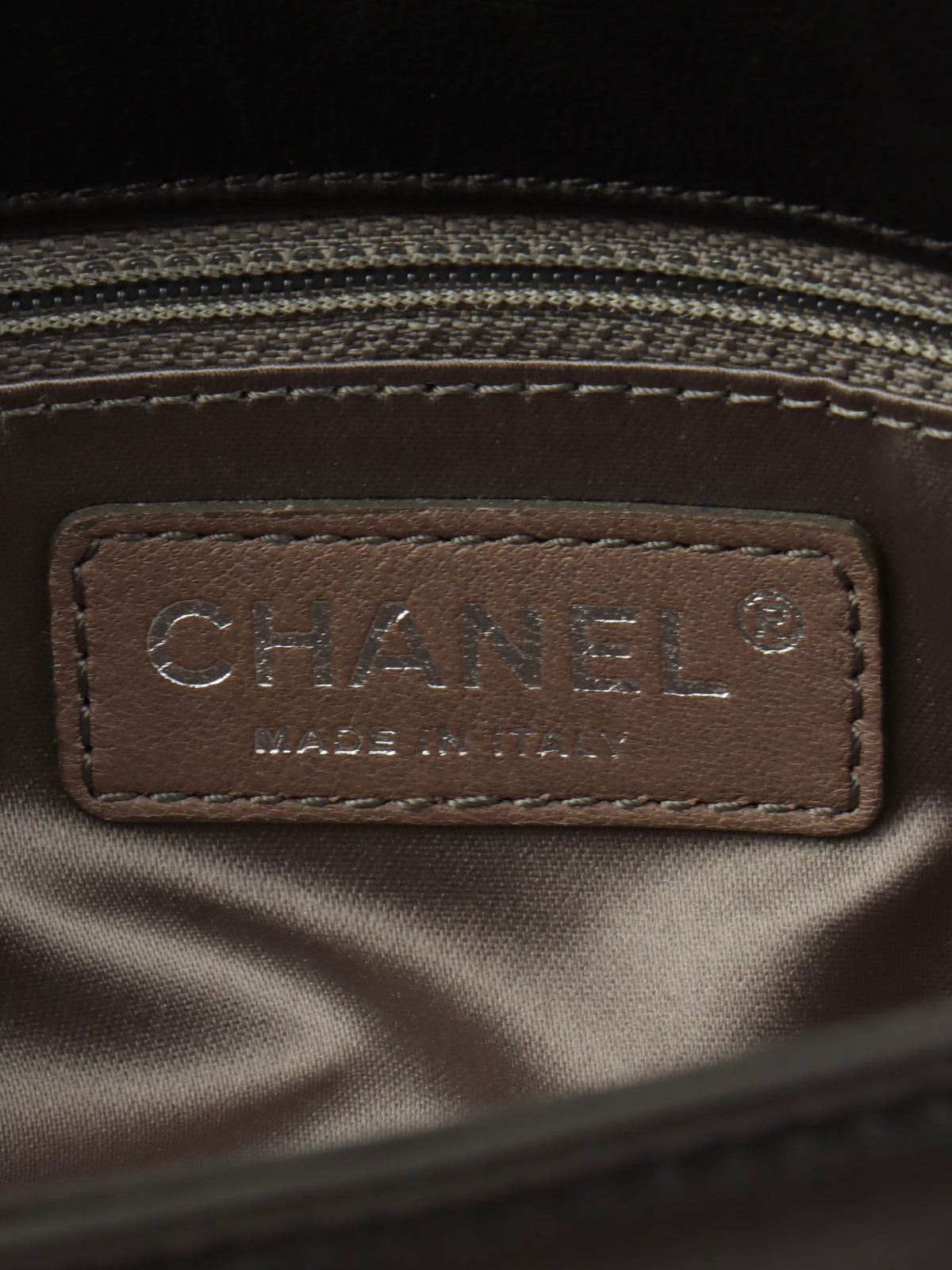 2008年頃製 スタッズCCマークステッチチェーンショルダーバッグ ブラック