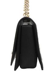 ビーズヴァラリボンミニ2wayバッグ ブラック