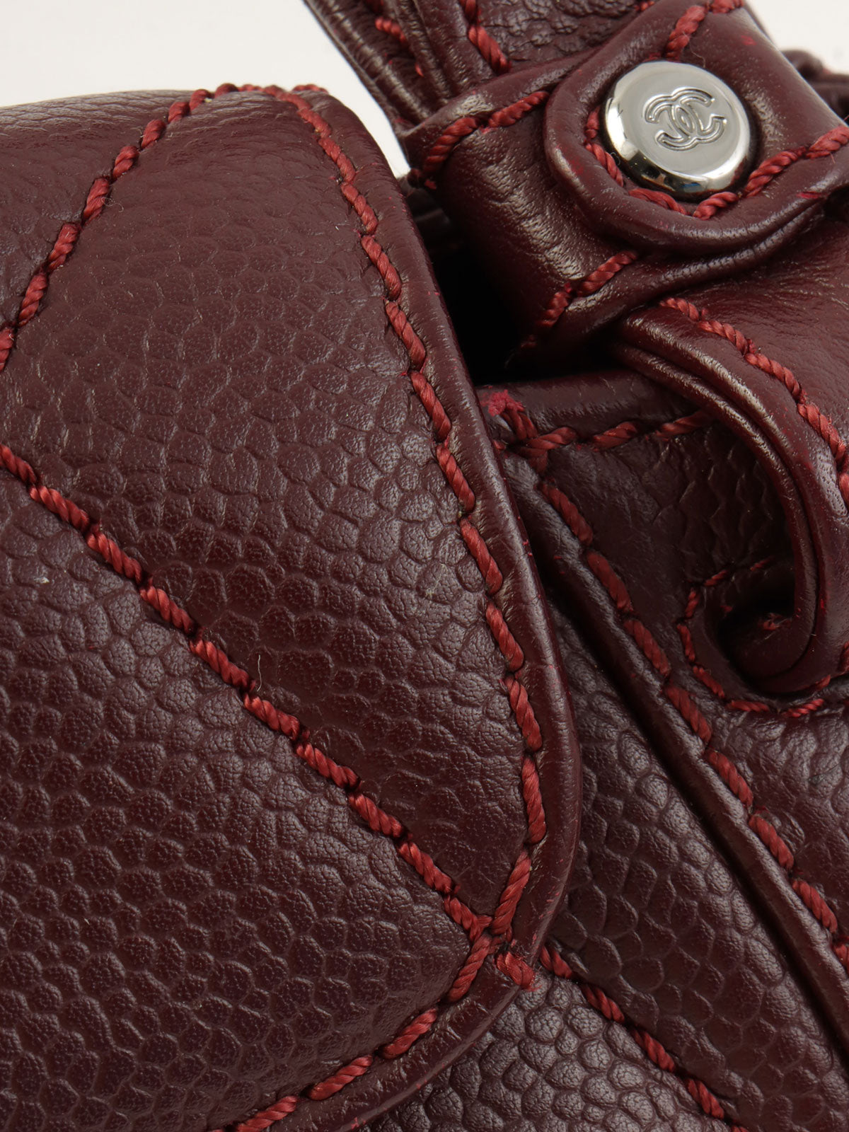 2005 Caviar Skin 2.55 Shoulder Bag, Bordeaux