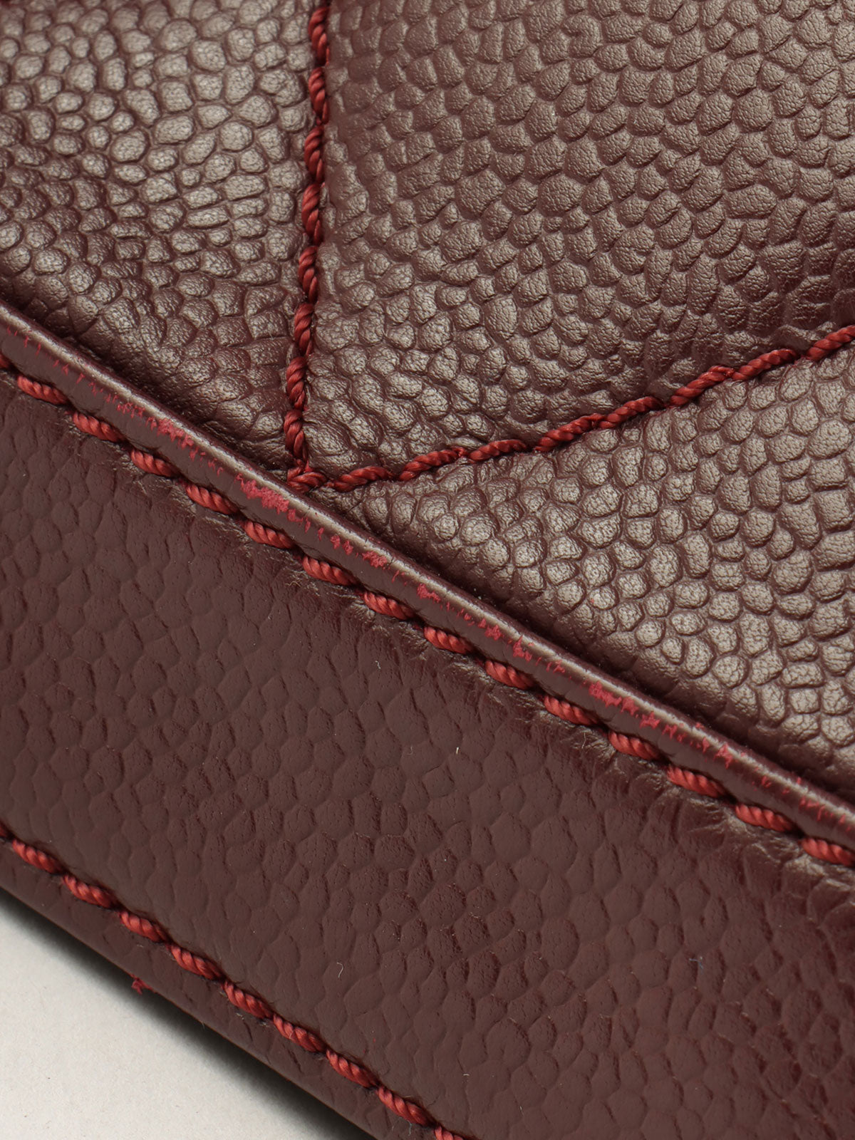 2005 Caviar Skin 2.55 Shoulder Bag, Bordeaux