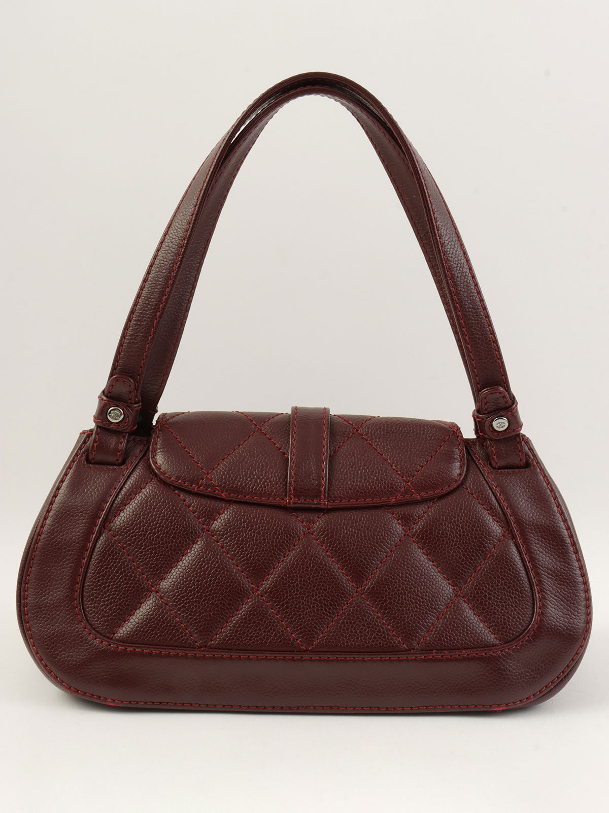 2005 Caviar Skin 2.55 Shoulder Bag, Bordeaux