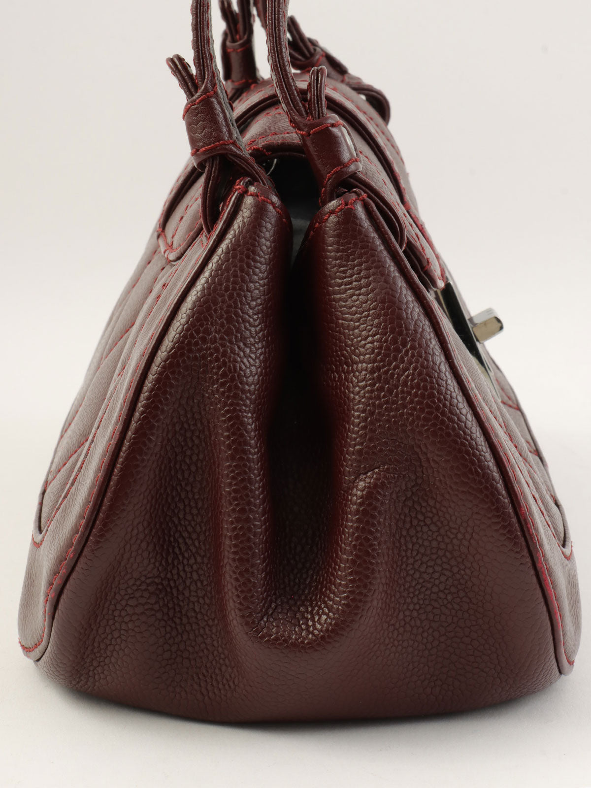 2005 Caviar Skin 2.55 Shoulder Bag, Bordeaux