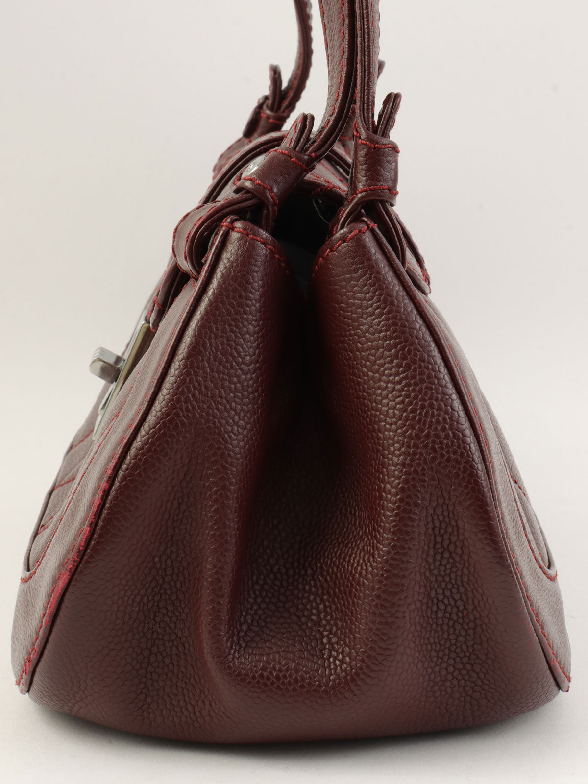 2005 Caviar Skin 2.55 Shoulder Bag, Bordeaux