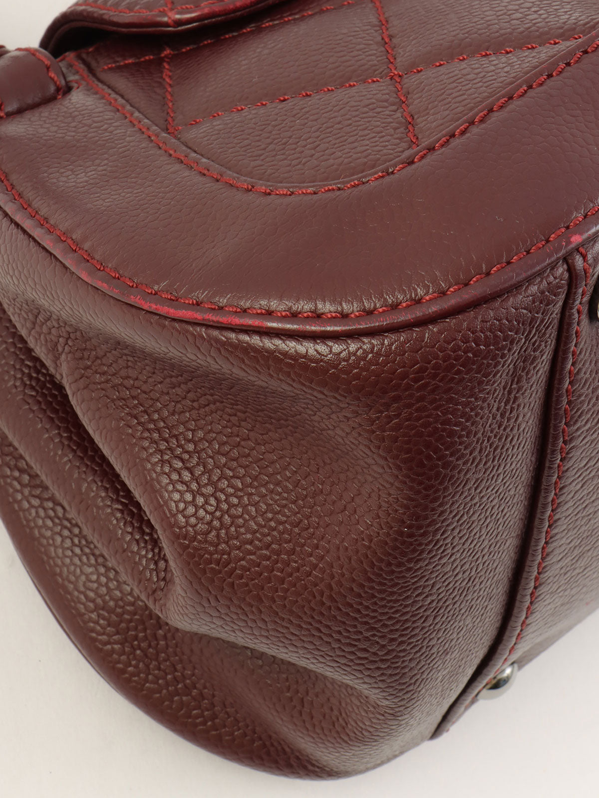 2005 Caviar Skin 2.55 Shoulder Bag, Bordeaux