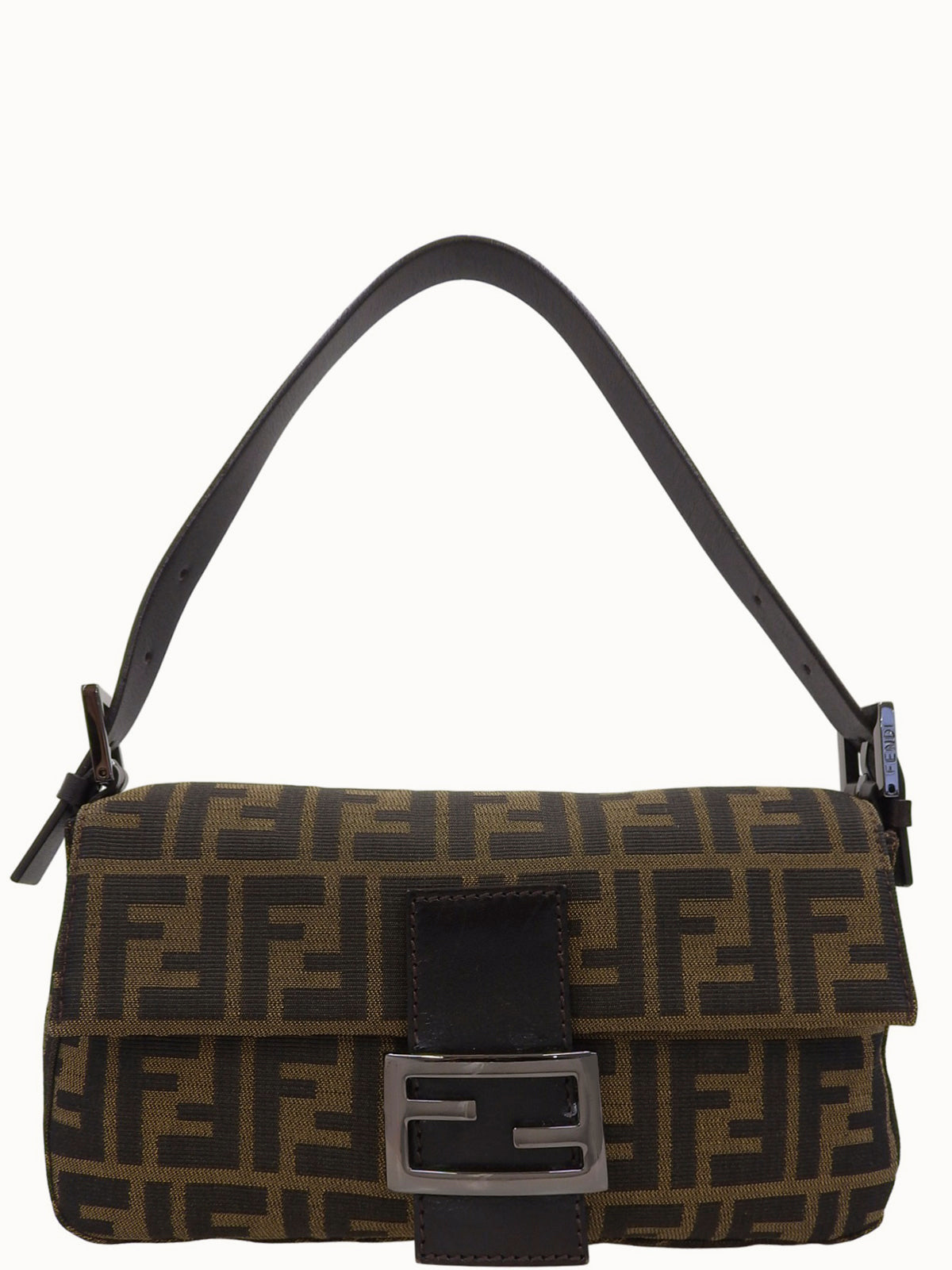 FF Zucca 图案妈妈水桶棕色