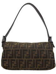 FF Zucca 图案妈妈水桶棕色