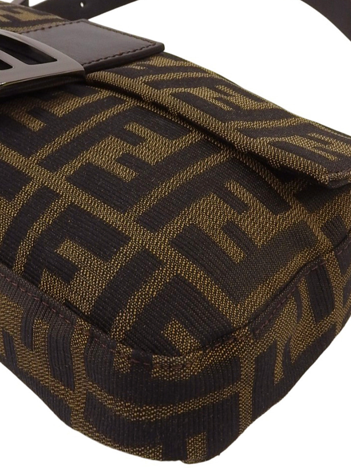 FF Zucca 图案妈妈水桶棕色