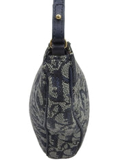 Trotter 图案双鞍袋 海军蓝