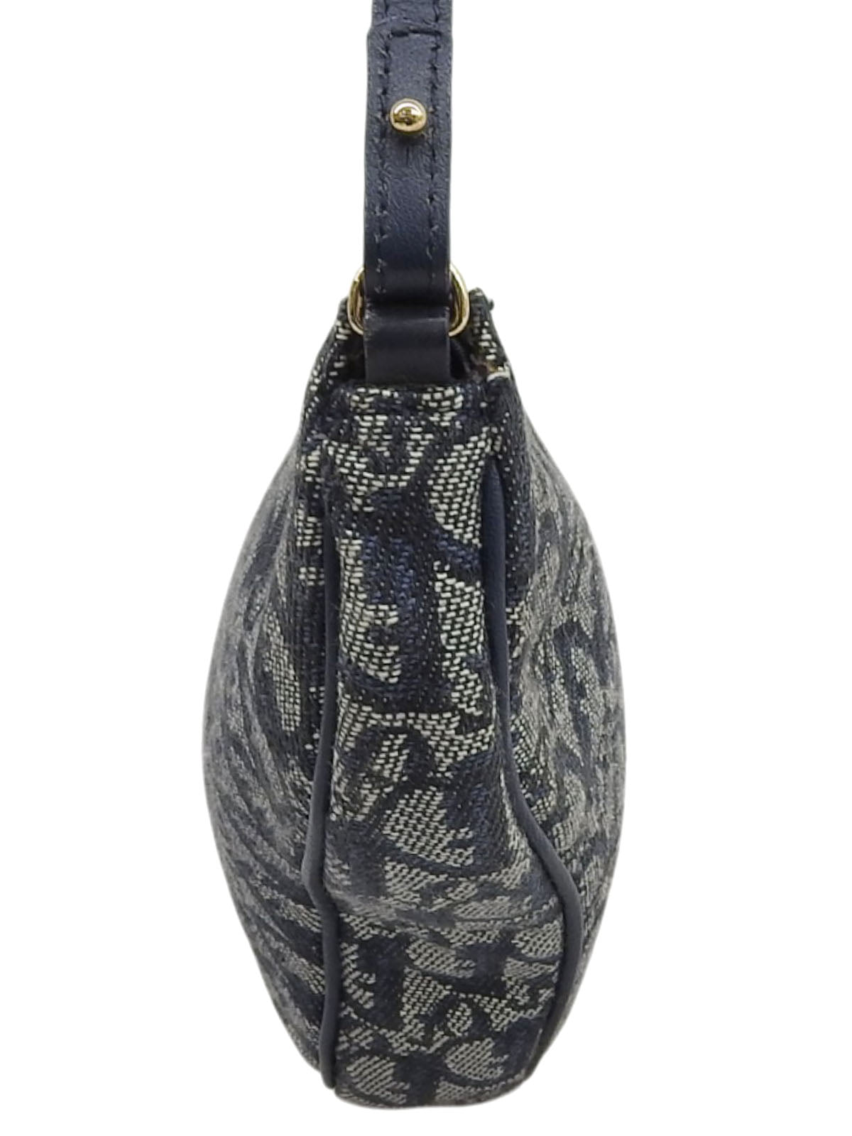 Trotter Pattern Double Saddle Bag Navy