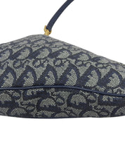 Trotter 图案双鞍袋 海军蓝