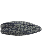 Trotter 图案双鞍袋 海军蓝