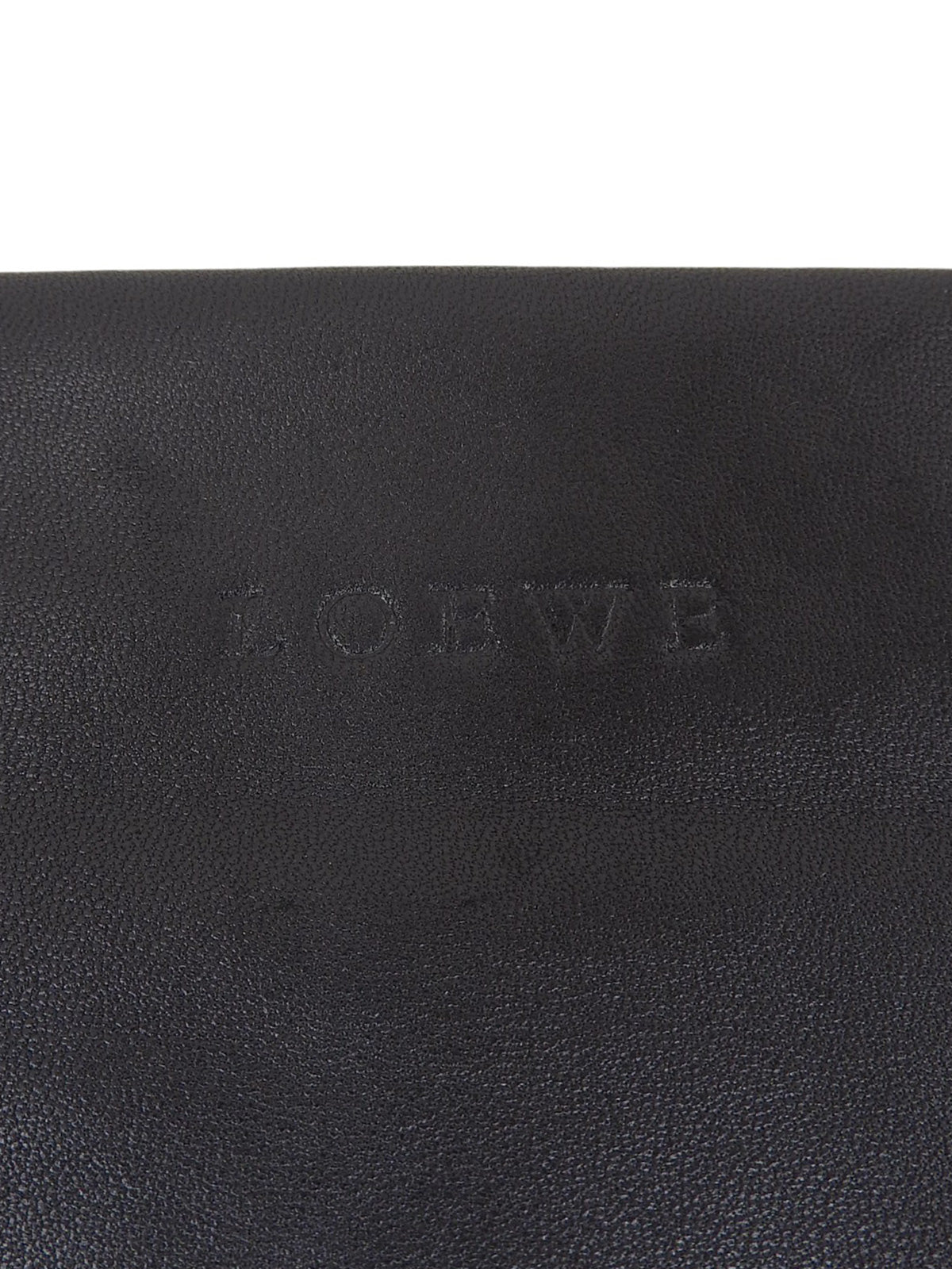 黑色压纹Logo单肩包