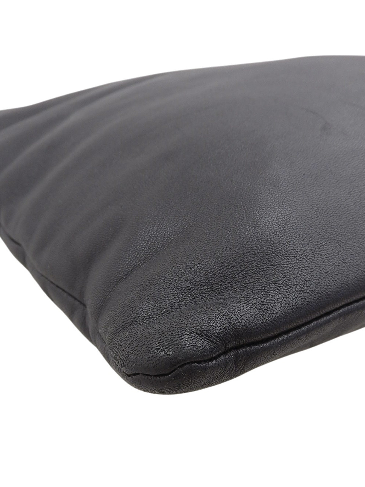 黑色压纹Logo单肩包