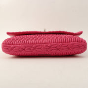 Nappa Crystal 2-Way Shoulder Bag Pink