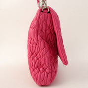 Nappa Crystal 2-Way Shoulder Bag Pink