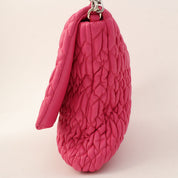 Nappa Crystal 2-Way Shoulder Bag Pink