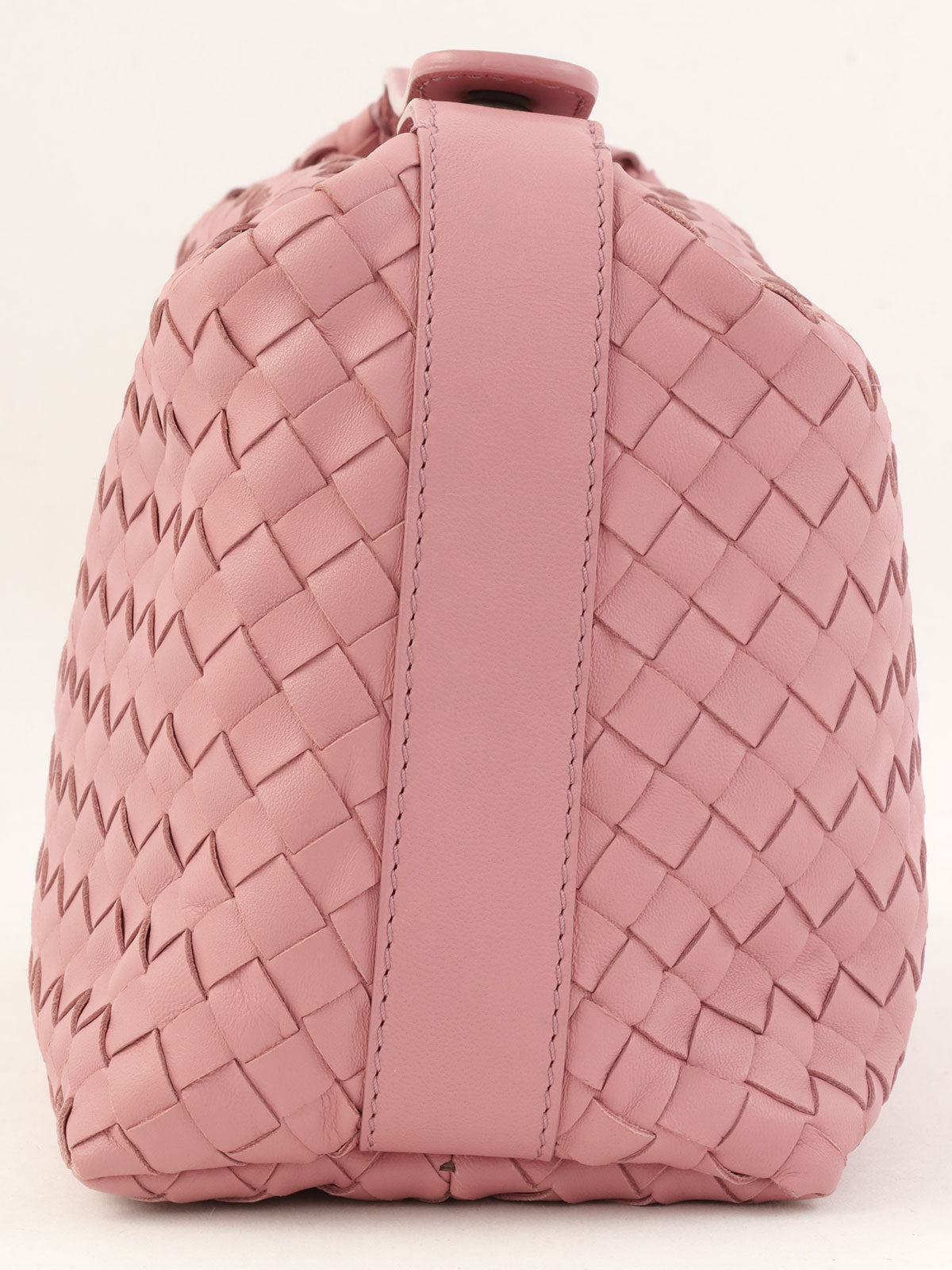 Intrecciato handbag in rose