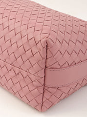 Intrecciato handbag in rose