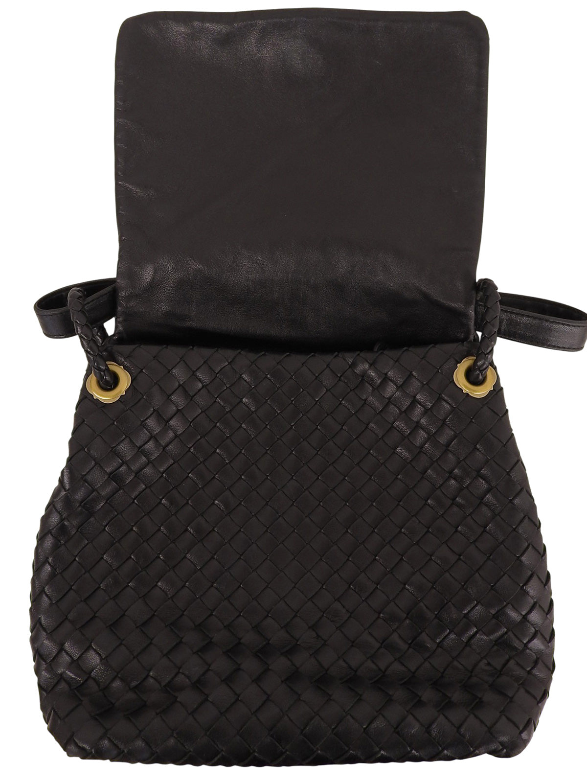 イントレチャートハンドバッグ ブラック