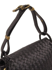 イントレチャートハンドバッグ ブラック