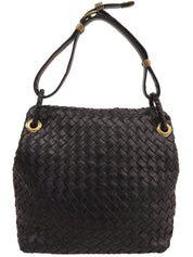 イントレチャートハンドバッグ ブラック