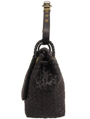 イントレチャートハンドバッグ ブラック