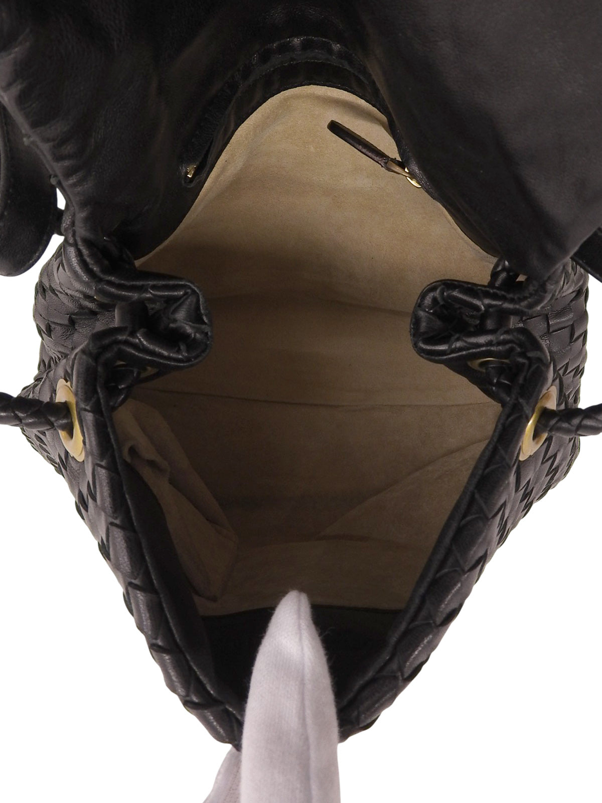 イントレチャートハンドバッグ ブラック