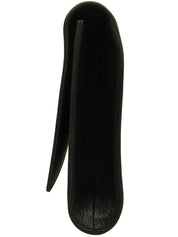 ロゴフラップクラッチバッグ ブラック