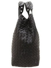 黑色编织手提包