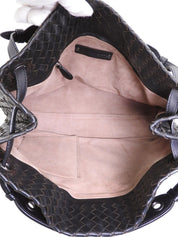 黑色编织手提包