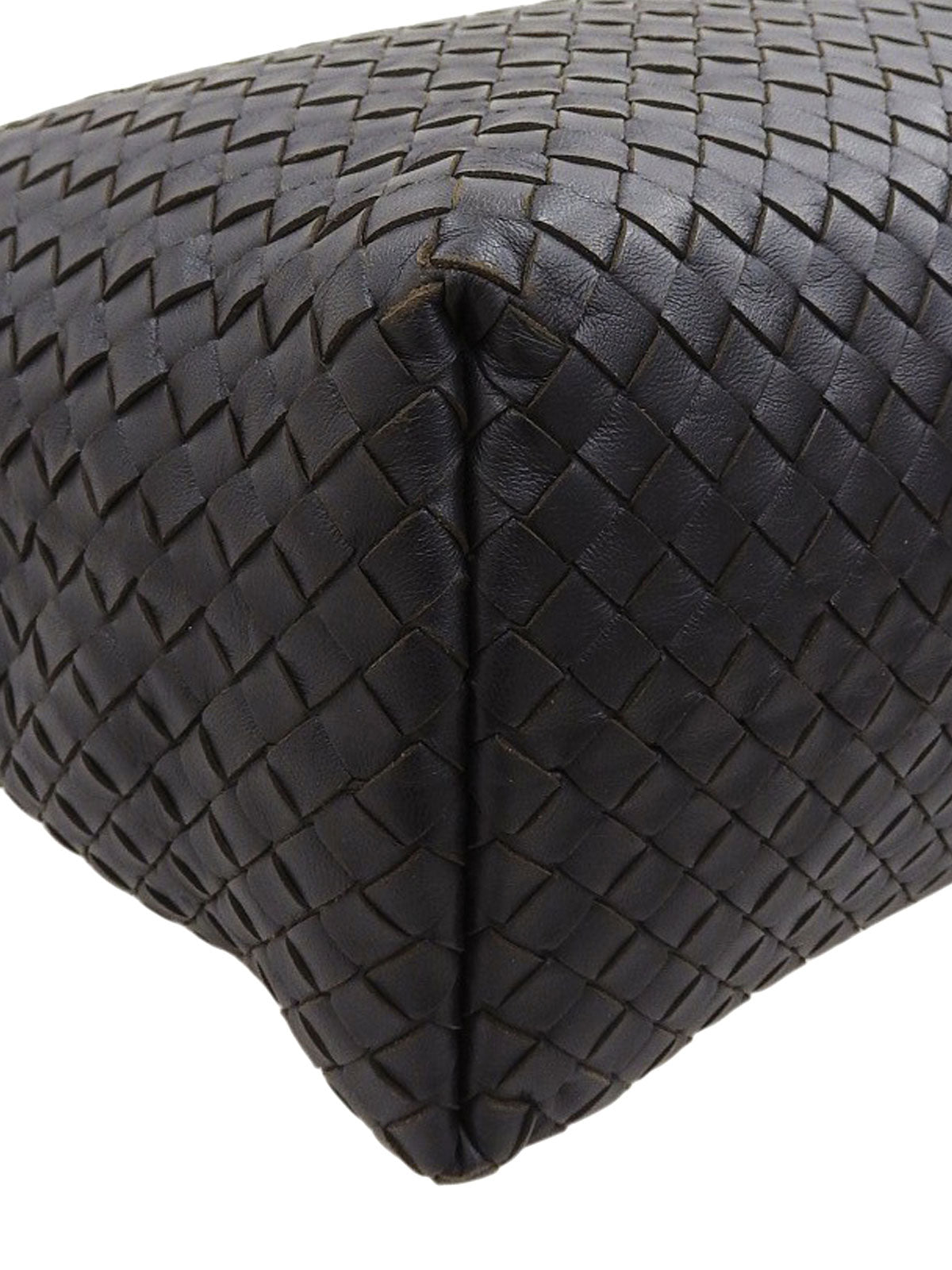 黑色编织手提包