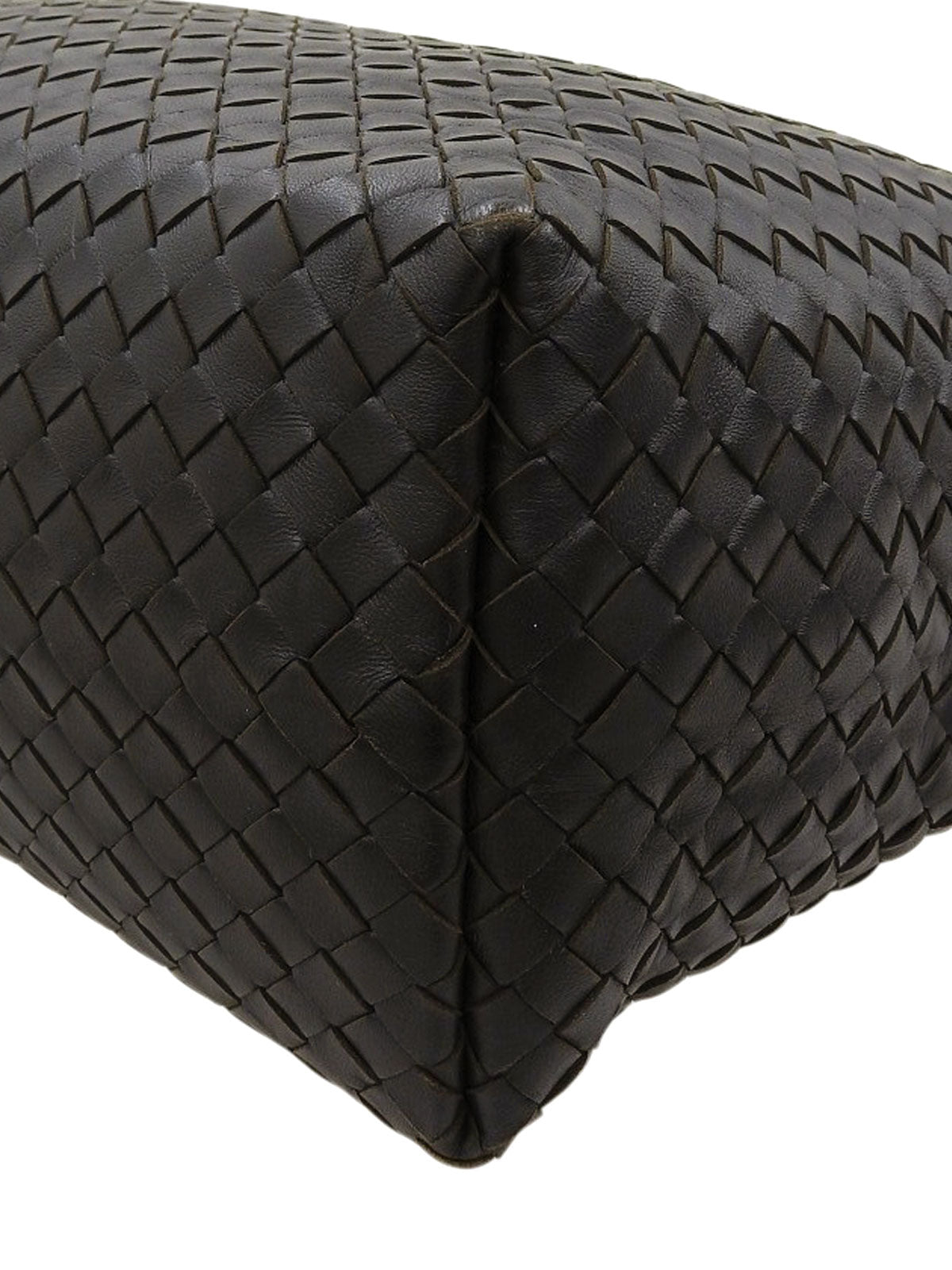 黑色编织手提包