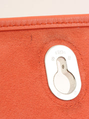 粉色/橙色Anagram压纹单肩包