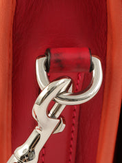 粉色/橙色Anagram压纹单肩包