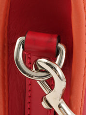 粉色/橙色Anagram压纹单肩包