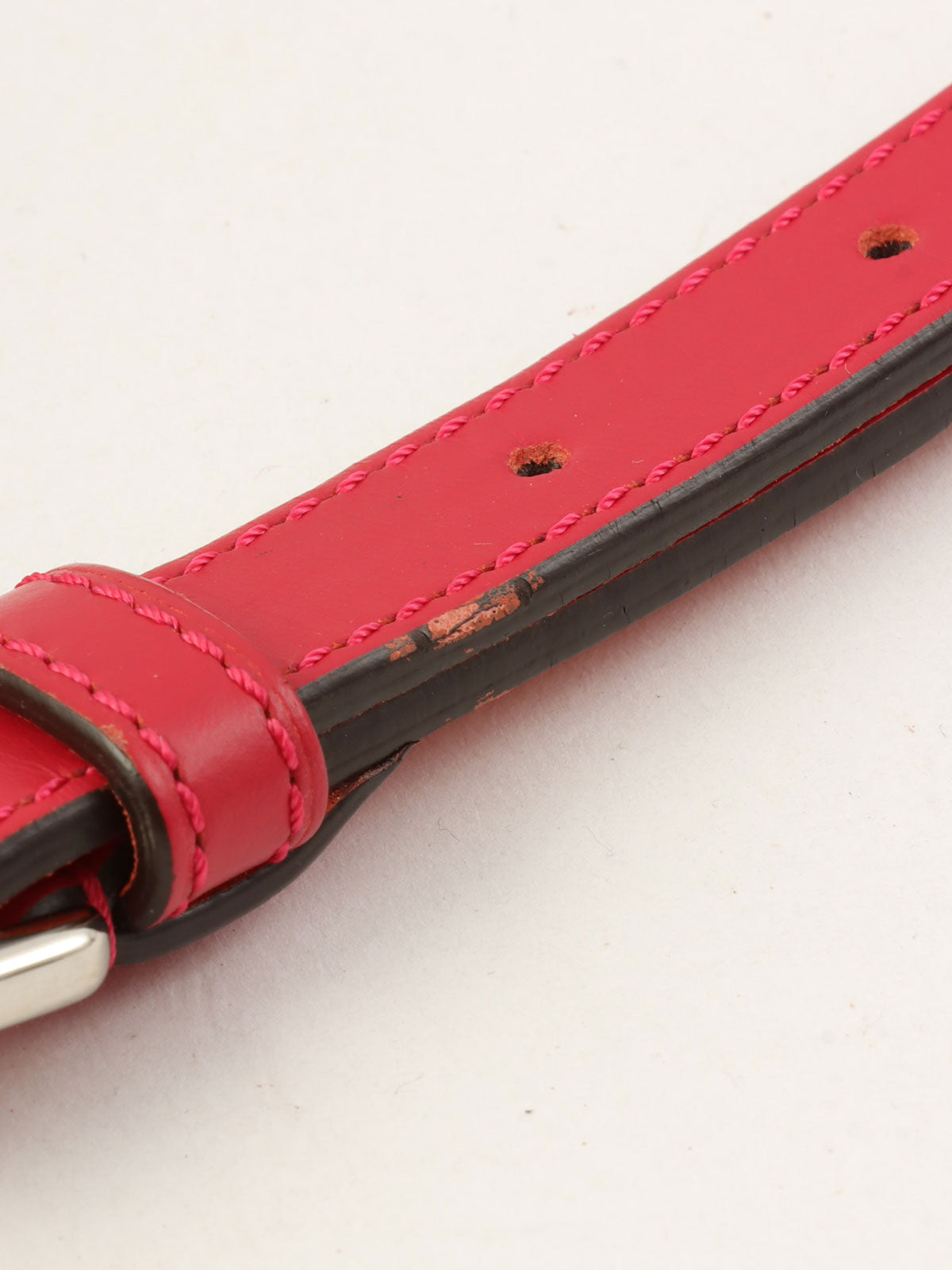 アナグラムエンボスショルダーバッグ ピンク/オレンジ