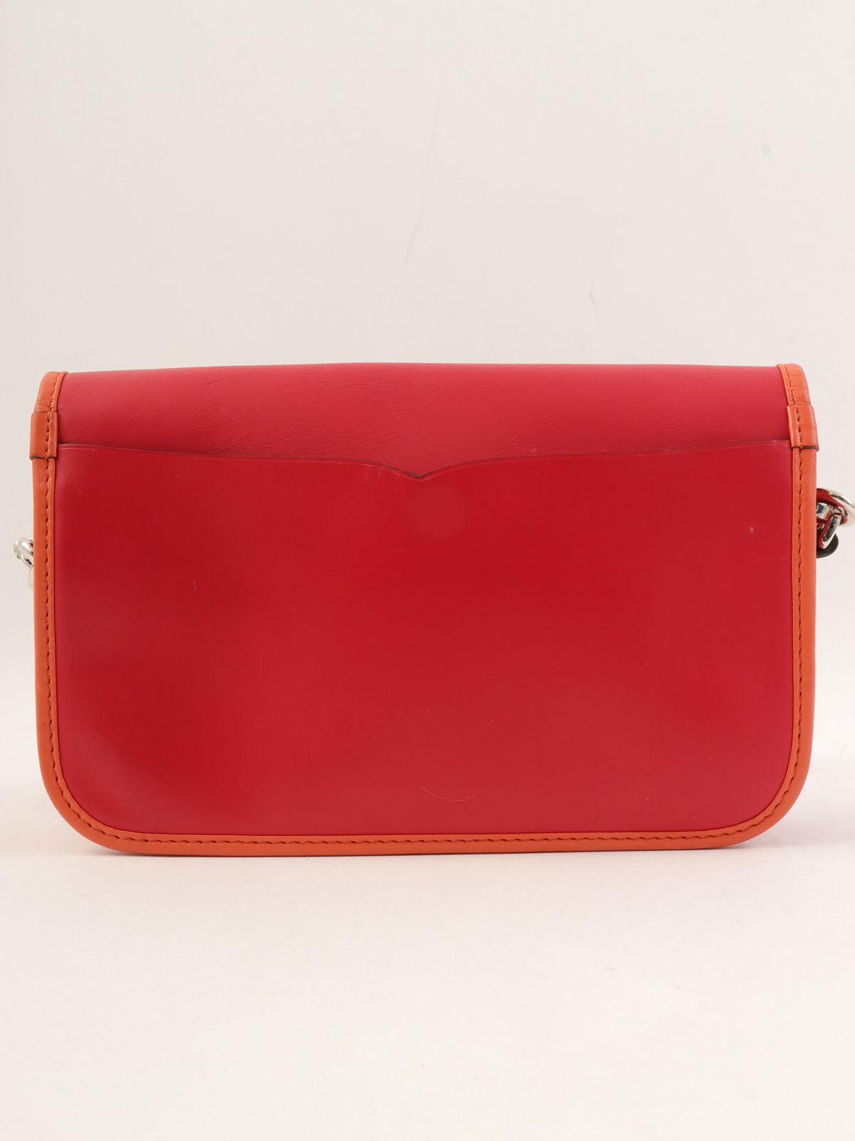 アナグラムエンボスショルダーバッグ ピンク/オレンジ