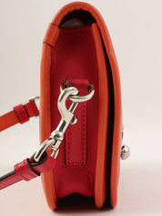 粉色/橙色Anagram压纹单肩包