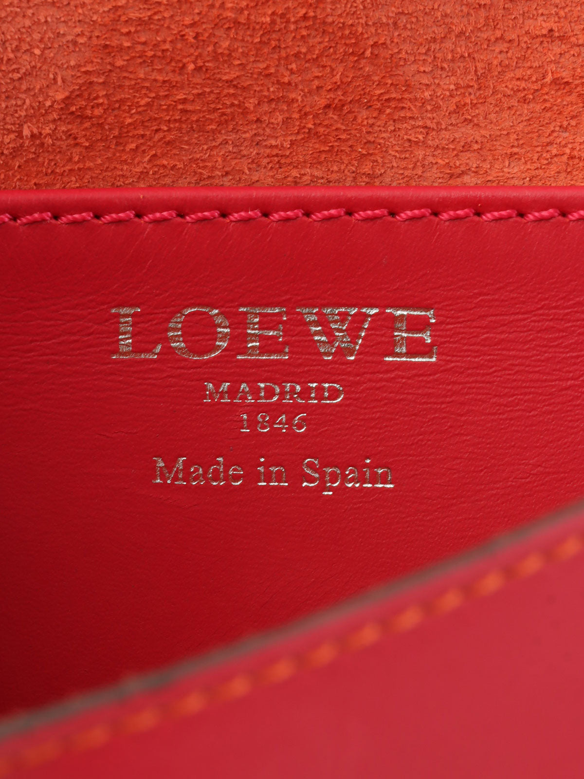 粉色/橙色Anagram压纹单肩包