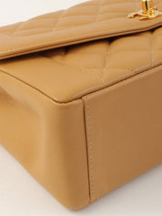 1997 Diana Flap Chain Bag 25cm Camel