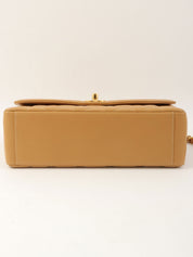 1997年頃製 ダイアナフラップチェーンバッグ25cm キャメル