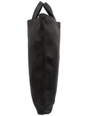 レザーロゴエンボストートバッグ ブラック