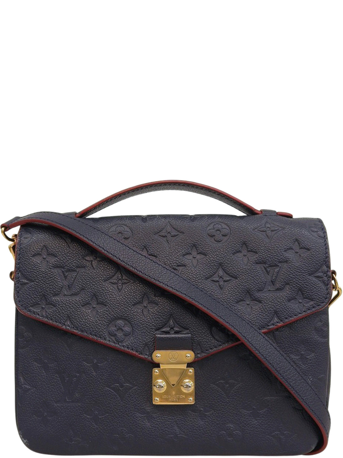 2019 Monogram Empreinte Pochette Metis MM Marine Rouge