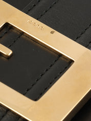 Gロゴプレートショルダーバッグ ネイビー