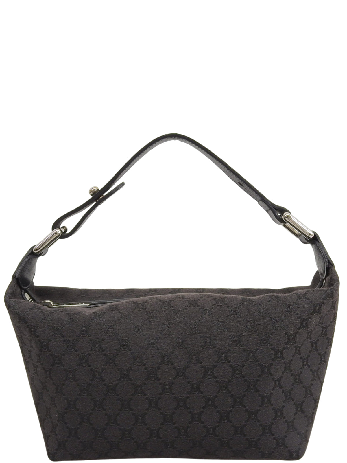 マカダムパターンミニハンドバッグ ブラック