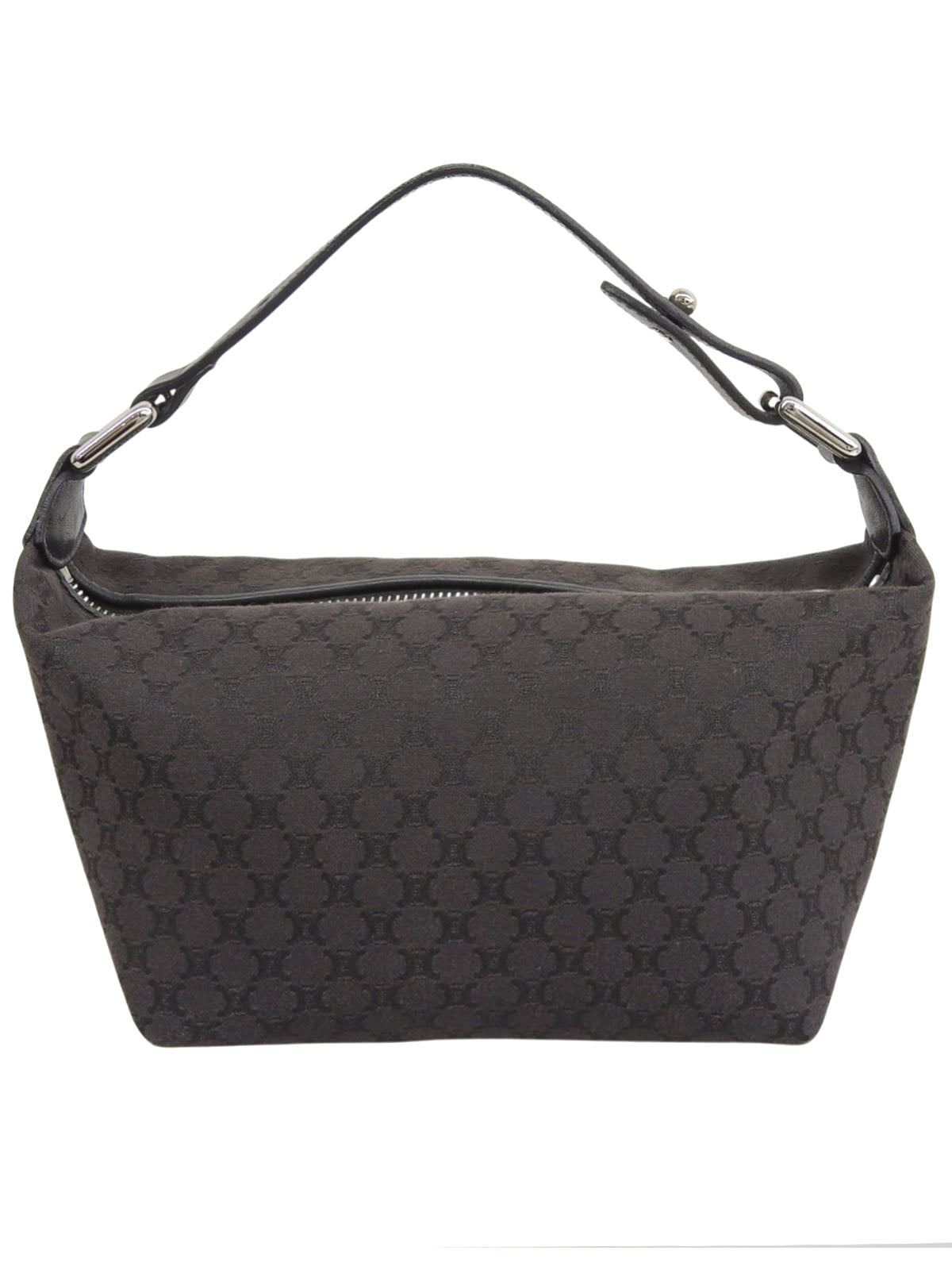 マカダムパターンミニハンドバッグ ブラック